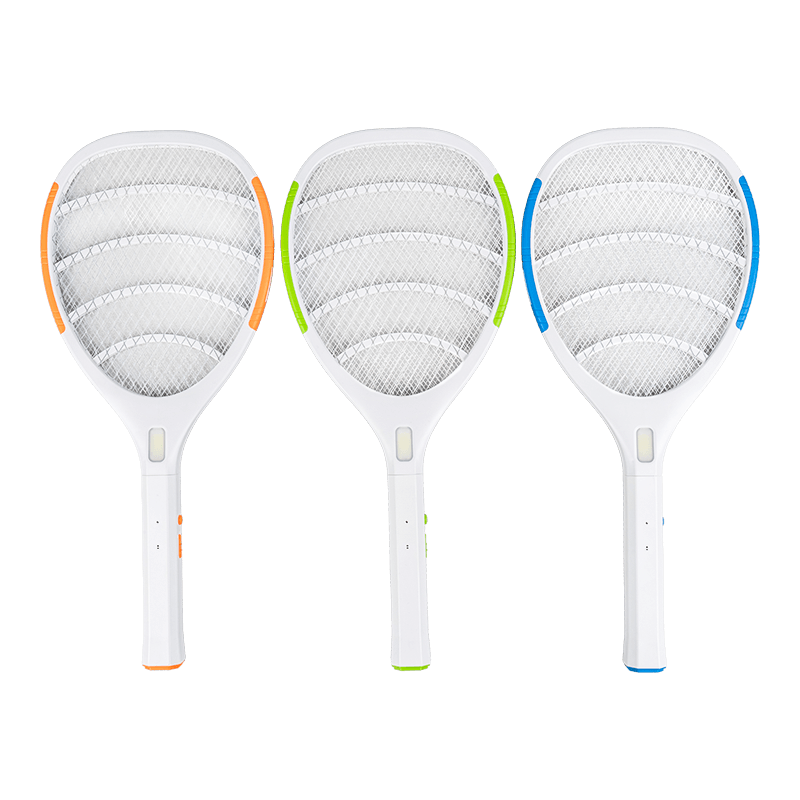 Pañero eléctrico para mosquitos con batería de plomo-ácido FF-868 de 400 mAh y enchufe