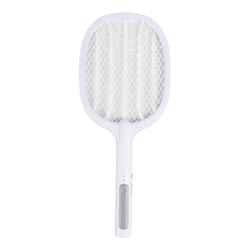 Swatter eléctrico ligero para mosquitos bordado FF-878 de 1200 mAh con base